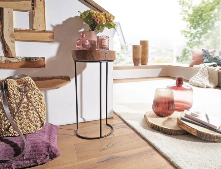 Beistelltisch 28 x 55 cm Sheesham