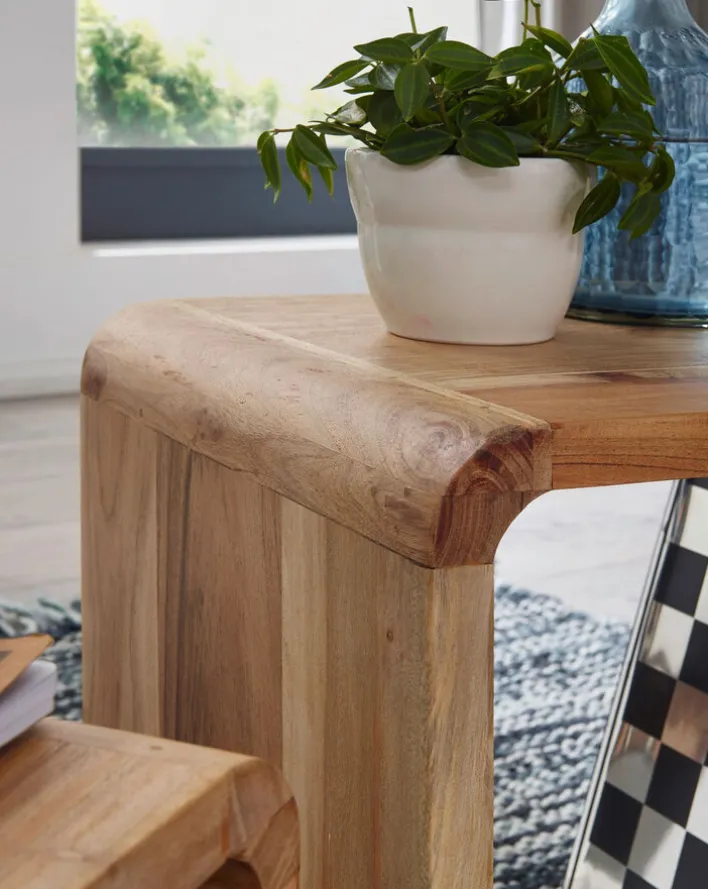 Beistelltisch BOHA 2er Set Akazie massiv