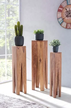 Beistelltisch 3er-Set Akazie