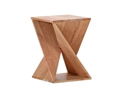 Beistelltisch JONES 35x35 cm braun