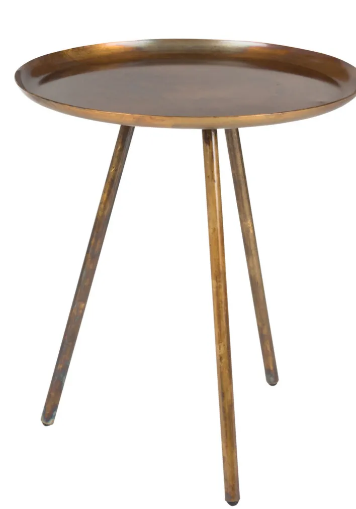 Beistelltisch LANDO 48 x 46 cm kupferfarbig