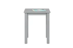Beistelltisch LENNART 45x55x45 cm Massivholz grau