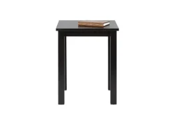 Beistelltisch MICHAEL 45x55x45 cm Massivholz schwarz