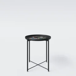 Beistelltisch MINECRAFT schwarz/ grau/ mehrfarbig