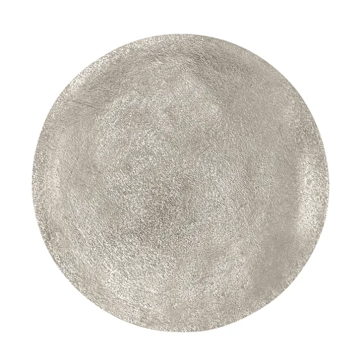 Beistelltisch PADMA 60 x 60 cm silberfarbig/schwarz