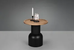 Beistelltisch RONJA 40 x 46 cm braun/ schwarz