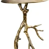Beistelltisch rund BRANCH GOLD