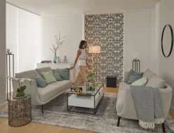 Beistelltisch rund ENZ I 38 cm Metall kupferfarbig