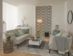 Beistelltisch rund ENZ I 38 cm Metall kupferfarbig