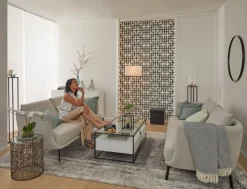 Beistelltisch rund ENZ I 38 cm Metall kupferfarbig