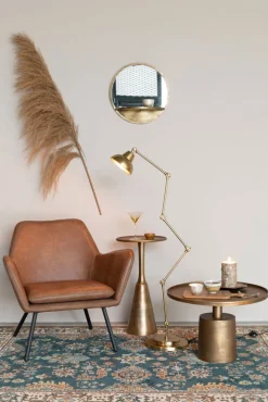 Beistelltisch SERGIO messingfarbig