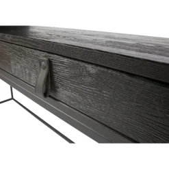 Beistelltisch SILAS 140 x 75 cm schwarz