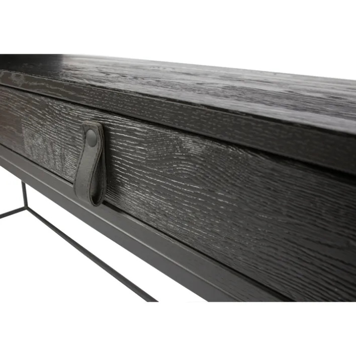 Beistelltisch SILAS 140 x 75 cm schwarz