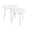 Beistelltisch VILMA 2-teilig weiss