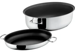 Berndes Bräter mit Deckel 8500 ml silberfarbig