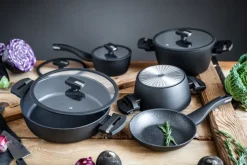 Berndes Stieltopf ALLROUNDER-BALANCE® 16 cm Alu schwarz