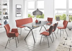 bert plantagie Esszimmerstuhl JONI FOUR 2er Set bold cuero