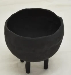 Übertopf 4-FEET 15 cm schwarz