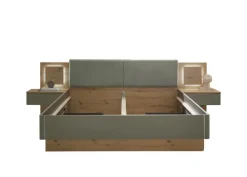 Bettanlage SIMADA 3-teilig braun/ grün