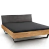 Bettgestell VI 180 x 200 cm braun/ anthrazit