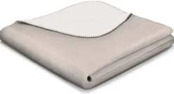 Biederlack Plaid 130 x 170 cm feder/natur