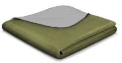 Biederlack Plaid 130 x 170 cm pesto/graphit