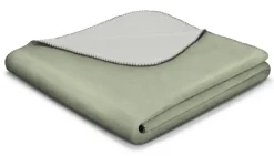 Biederlack Plaid 150 x 200 cm salvia/silber