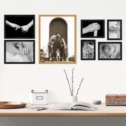 Bilderrahmen TULIPA 30 x 40 cm schwarz