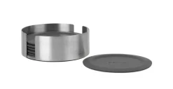 blomus Untersetzer LARETO 7 teilig magnet grau