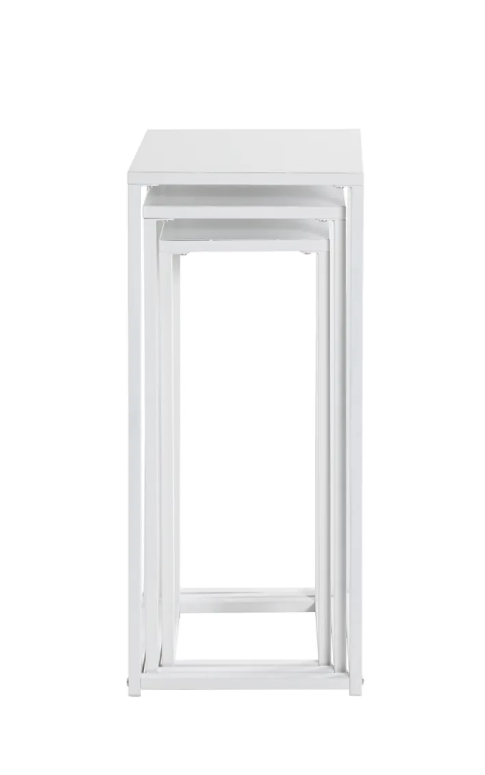 Blumensäulen 3er-Set weiß