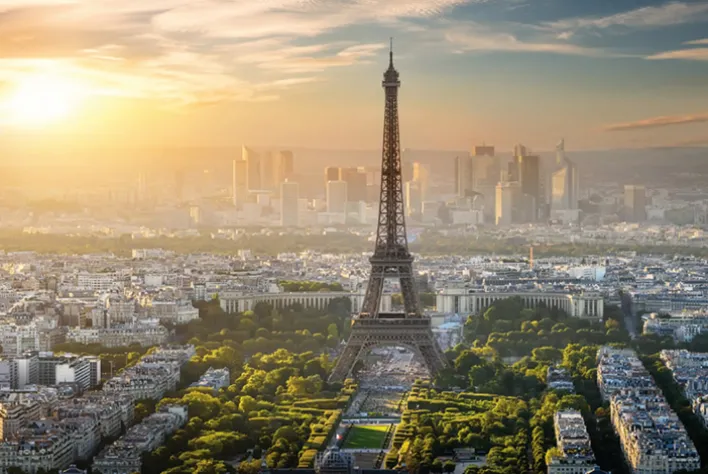 BÖNNINGHOFF Kunstdruck auf Keilrahmen EIFELTURM 90X60CM