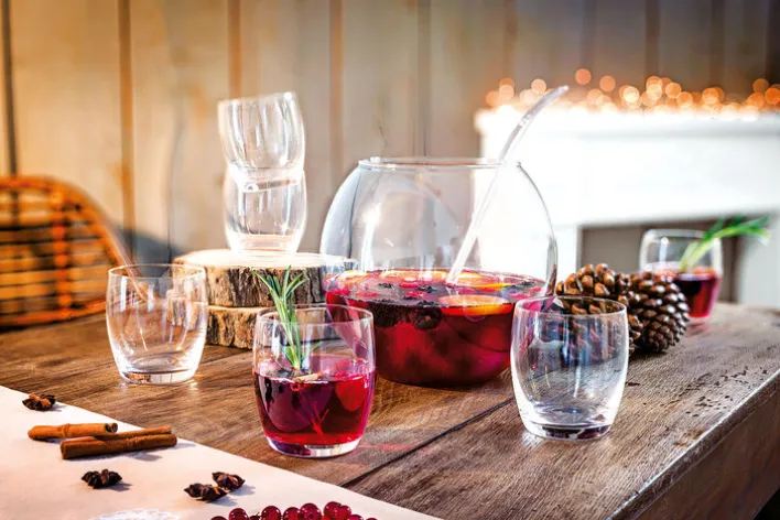 BOHEMIA SELECTION Bowle Set LIBERA 8-teilig