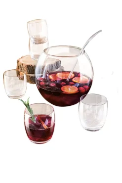 BOHEMIA SELECTION Bowle Set LIBERA 8-teilig