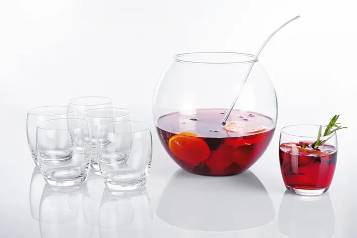 BOHEMIA SELECTION Bowle Set LIBERA 8-teilig