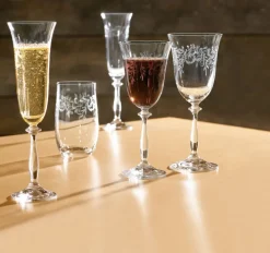 BOHEMIA SELECTION Rotweinglas ROMANCE 6er Set - je 350 ml