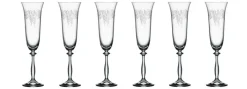 BOHEMIA SELECTION Sektglas ROMANCE 6er Set - je 190 ml