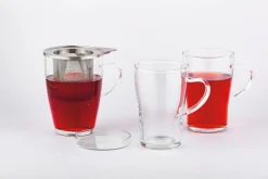 BOHEMIA SELECTION Tee-/ Kaffeeglas ORION 2er Set Glas