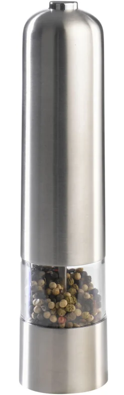 bongusto Gewürzmühle elektrisch silberfarbig