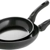 bongusto Pfannen-Set 2-teilig Aluminium schwarz