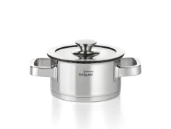 bongusto Topfset 4-teilig Edelstahl silberfarbig