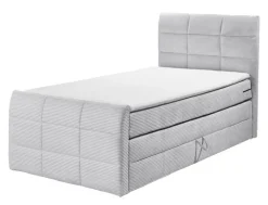 Boxspringbett DARIO 100 x 200 cm grau