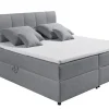 Boxspringbett GRAZIA 180 x 200 cm grau