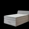 Boxspringbett LUKE 140 x 200 cm grau