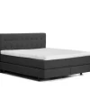 Boxspringbett SIENNA 180 x 200 cm anthrazit