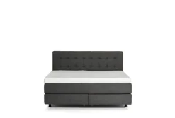 Boxspringbett SIENNA 180 x 200 cm anthrazit