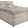 Boxspringbett SUPREME COMFORT 180 x 200 cm Stoffbezug beige