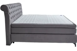 Boxspringbett SVENJA 180 x 200 cm grau