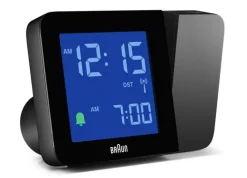 BRAUN Funkwecker 13 cm schwarz