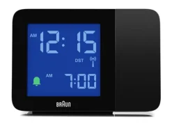 BRAUN Funkwecker 13 cm schwarz