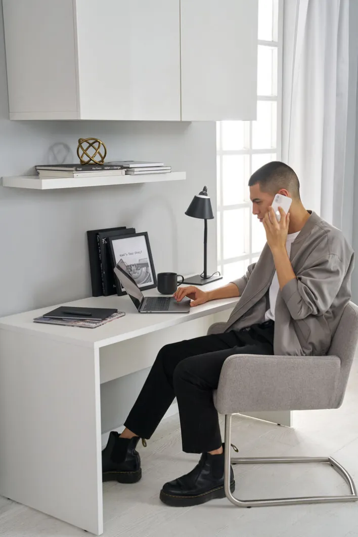 BRILONER LED Schreibtischlampe BRELLO schwarz